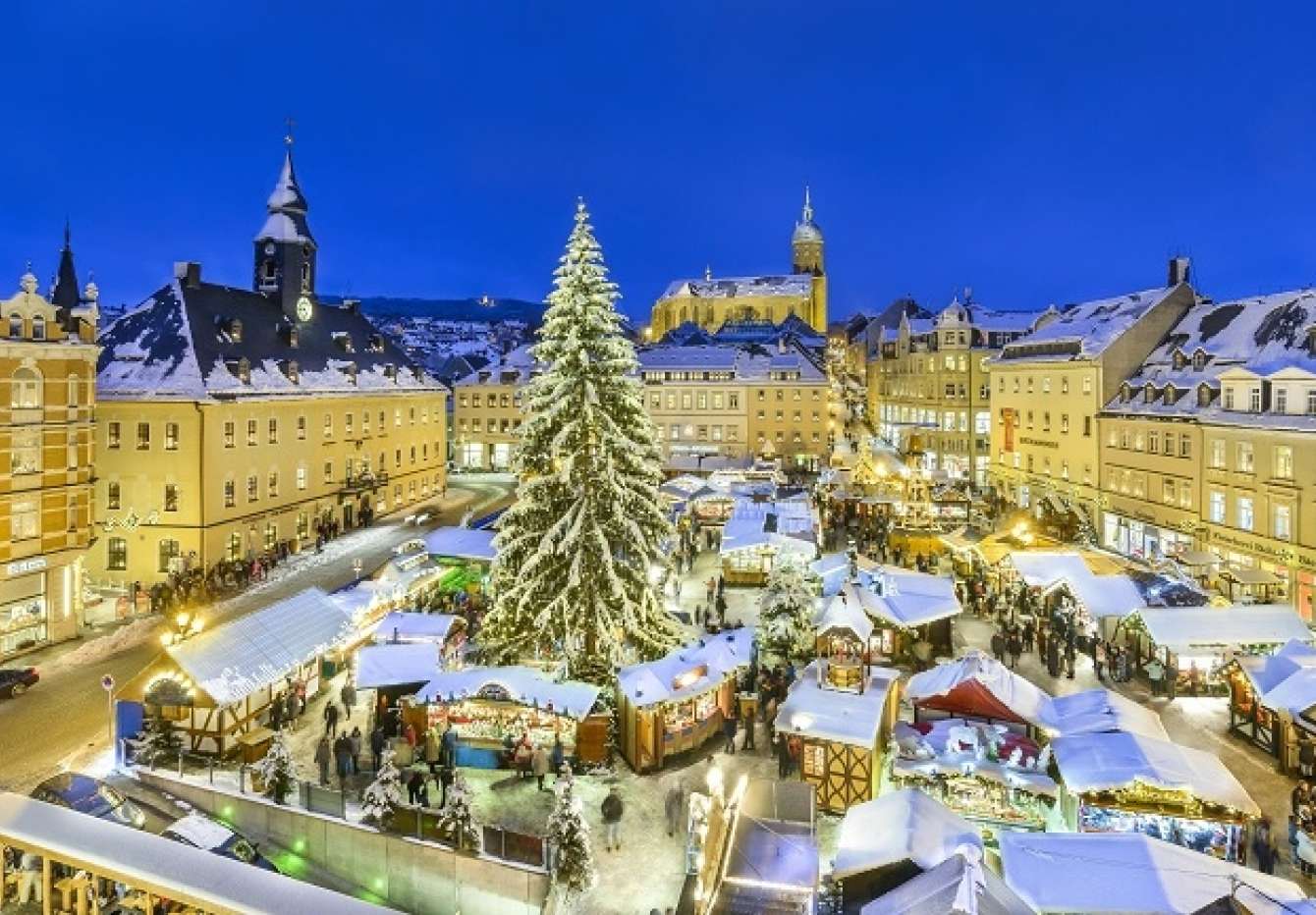 Jednodenní výlet do Saska na tradiční vánoční trhy Annaberg-Buchholz a Schwarzenberg